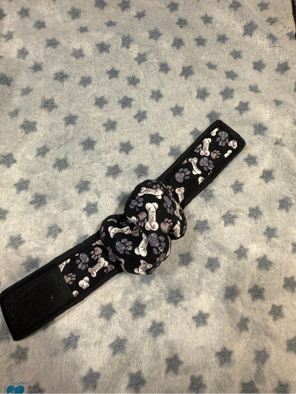 Mr. Wag's Male Restrictive belly Bands wraps Dog black paw print small